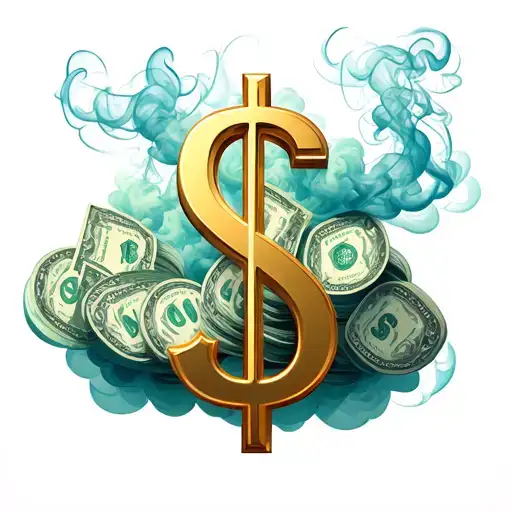 Smoke Cloud Money Symbols