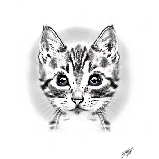 Cute Cheshire Kitten But Creepy