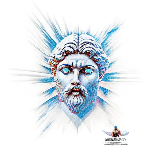 Greek Gods On Olympus Watching Icarus Falling