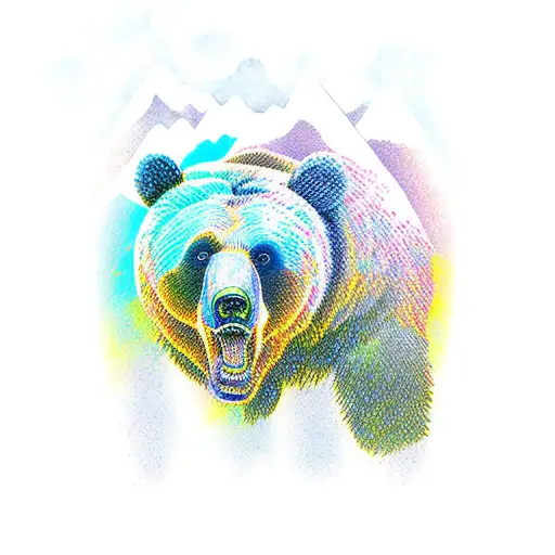 Bear Wuth Mountains In The Back