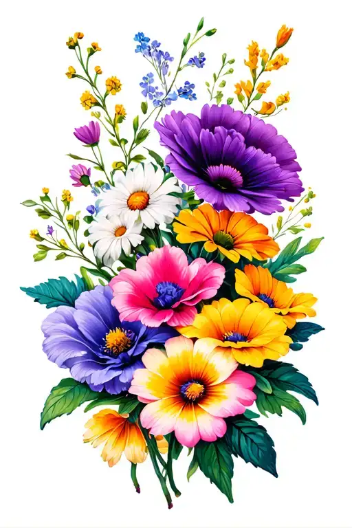 February August Birth Flowers