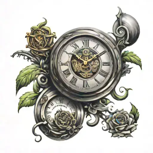 The Name Thabo Haack In A Vintage Clock