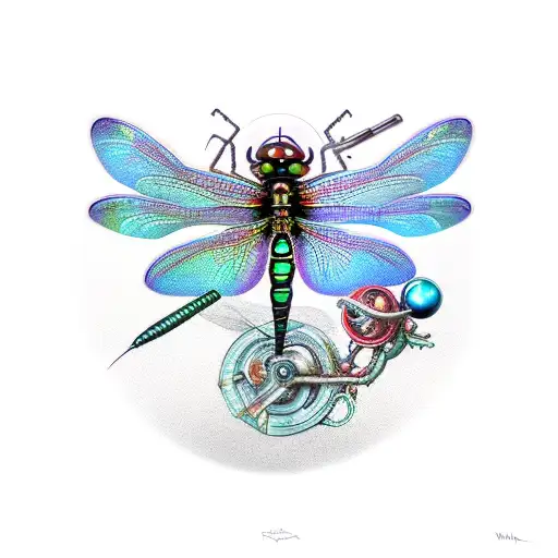 Mechanical Fantasy Dragonfly