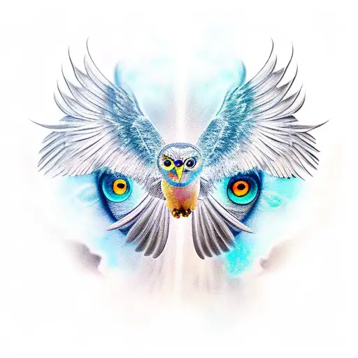 Eyes Wings Owl Angel