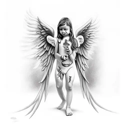 Angel Y Demonio Peleando Por Gobernar Un Cuerpo Sin Alma