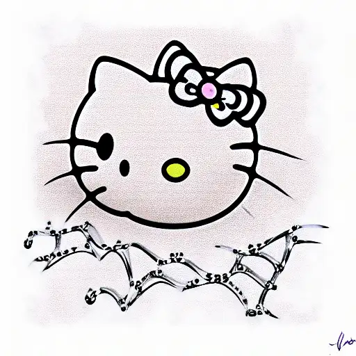 Hello Kitty Spider