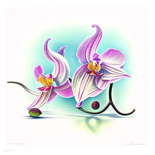 Orchid And Angel Trumpet