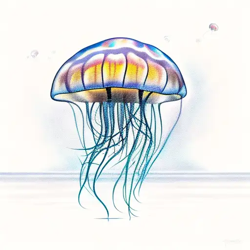 Jellyfish In The Water