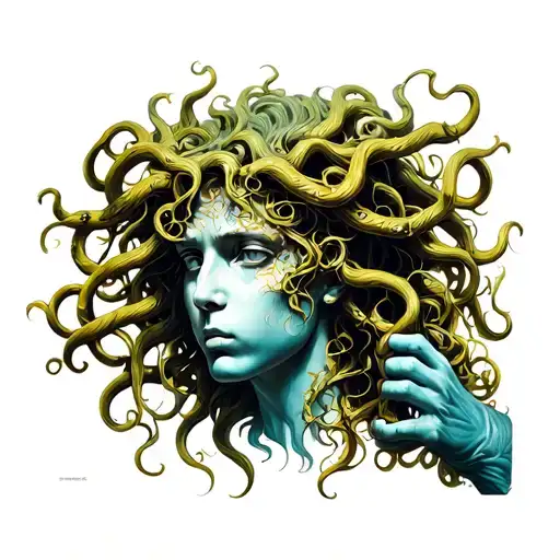 Medusa Weaping