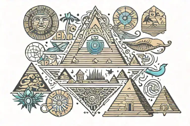 Egyptian Tattoo Symbols Of The Elements