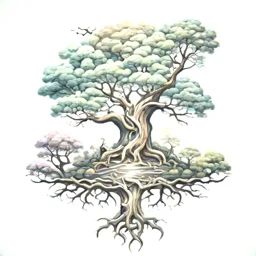 The Family Goes To The Igdrasil Tree