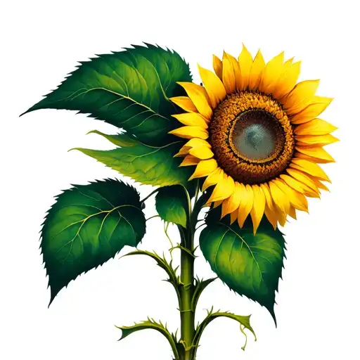 Sunflower And Sadness Misery Pain