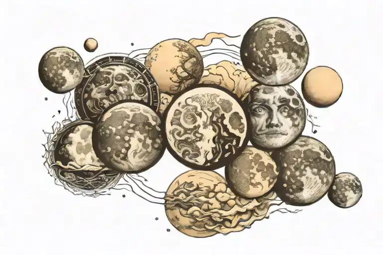 Phases Of The Full Moon And