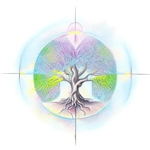 World Tree And Triangle