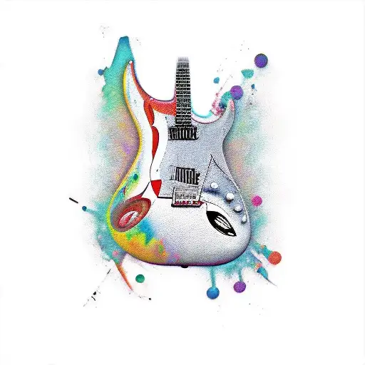 Guitar Inside The Arm Skin