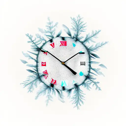 Forest In Clock
