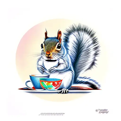 Squirrel Coffee Book Beads