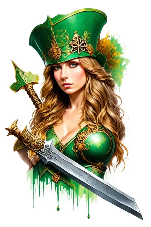 Female Irish Warrior