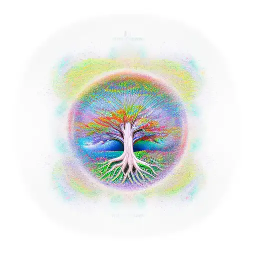 Tree Of Life In Cosmos