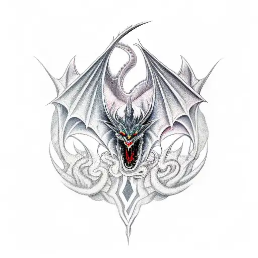 Satanic Dragon Flying