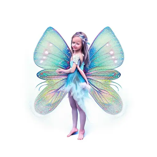 Small Fairy Waving A Wand