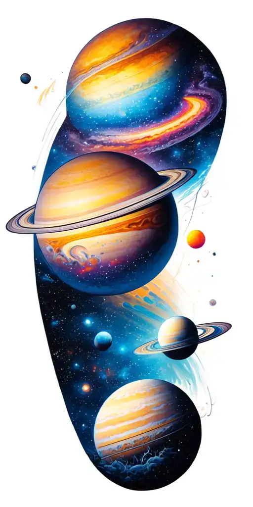 Space Galaxies Universe Planets
