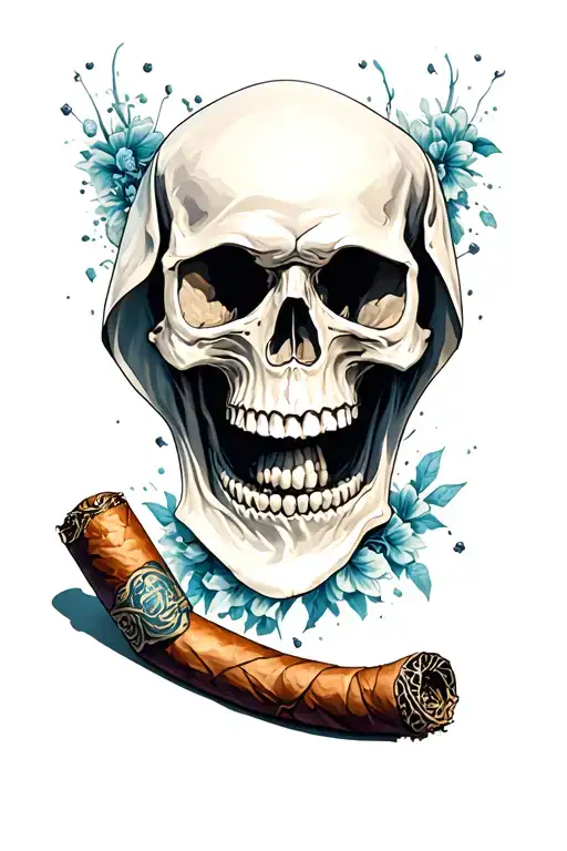 Hood Skull Cigar Appears Rich