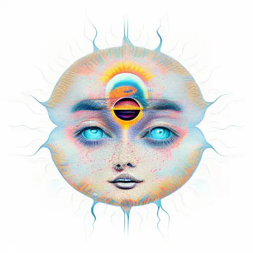Sun With Face