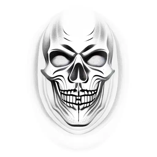 Anonymous Mask With Skeleton