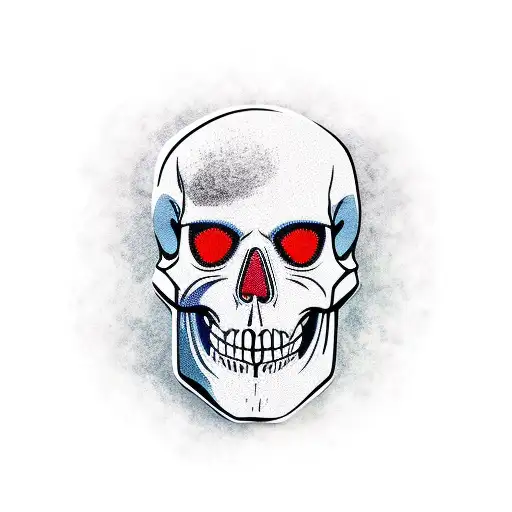 Vendetta Mask With Skeleton Holding Mask