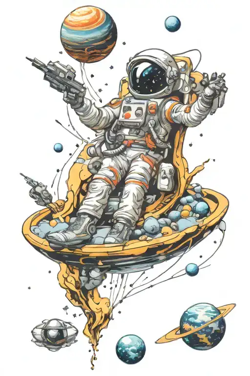 Floating In Space Theme