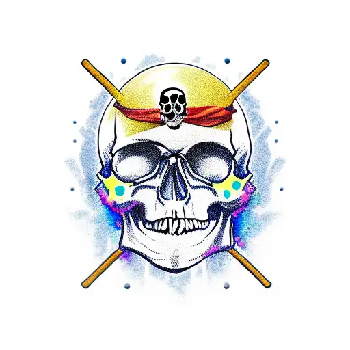Psychotic Pirate Skull