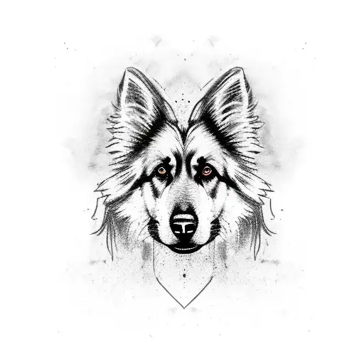 Long Haired German Sheperd