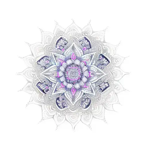 Mandala With Lotus
