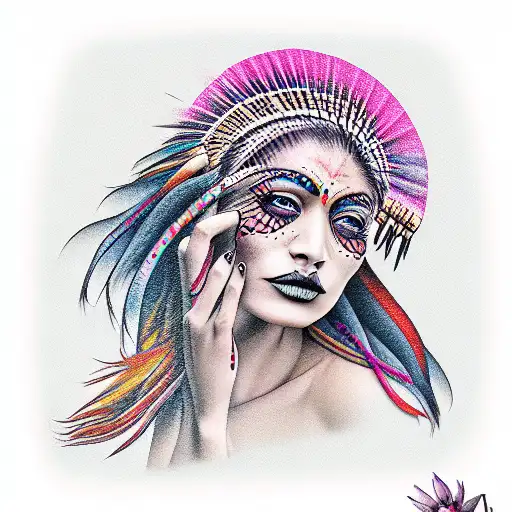 Extremley Attractive Native Woman