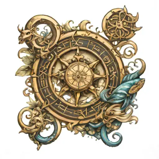 Acquarius Zodiac Symbols