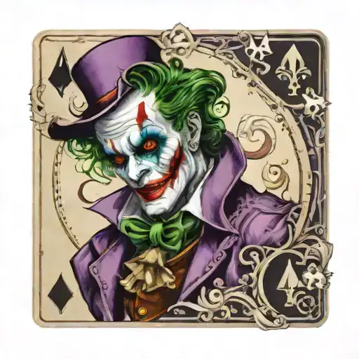 Capricorn Old Compas Joker Card Featuring