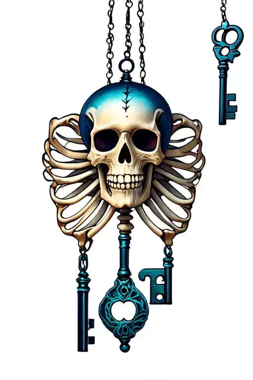 Skeleton Key Windchime