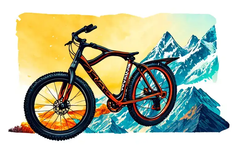 Mountain Bike Parts Infinity Symbol