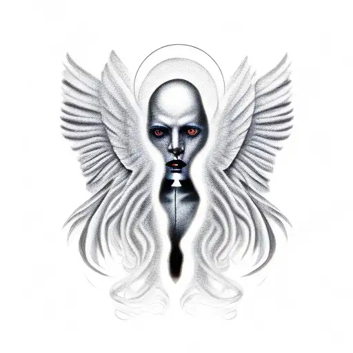 Shadow Portrait Dark Angel Shading