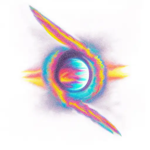 Sunset With A Blackhole