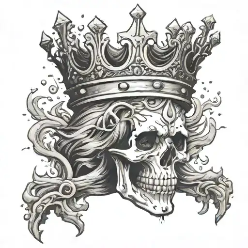 Death Full Body King Crown