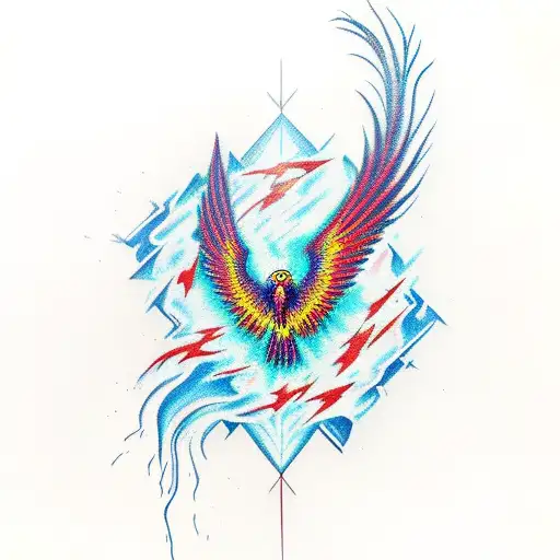 Phoenix Man Style On A Forearm