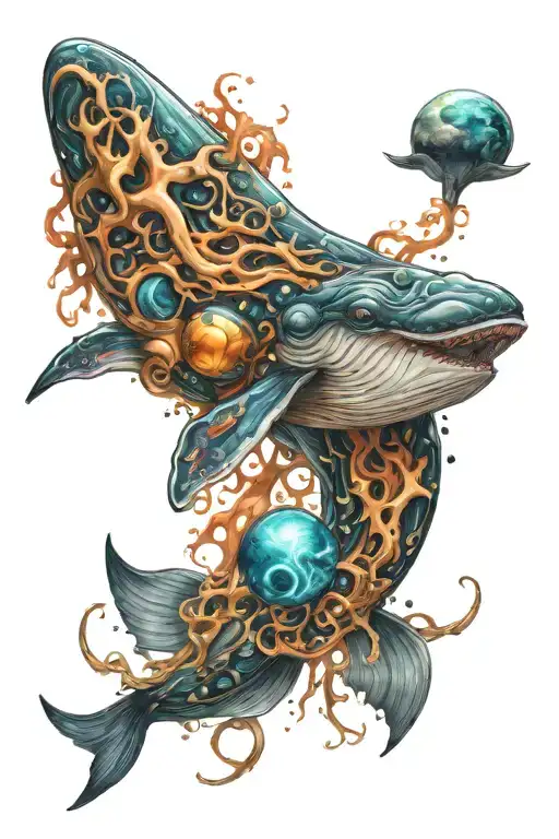 Space Whale Squid Mix Features