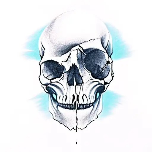 Draw A Skull With A Crow