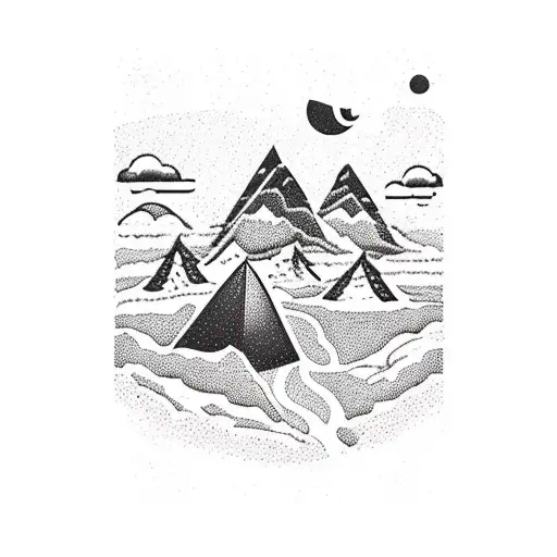 Camping In The Mountains