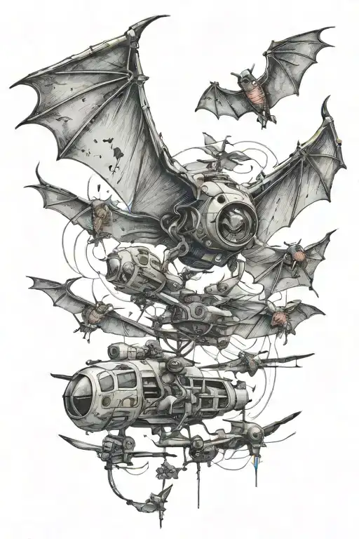 Drone And Bat War Is Still Going On