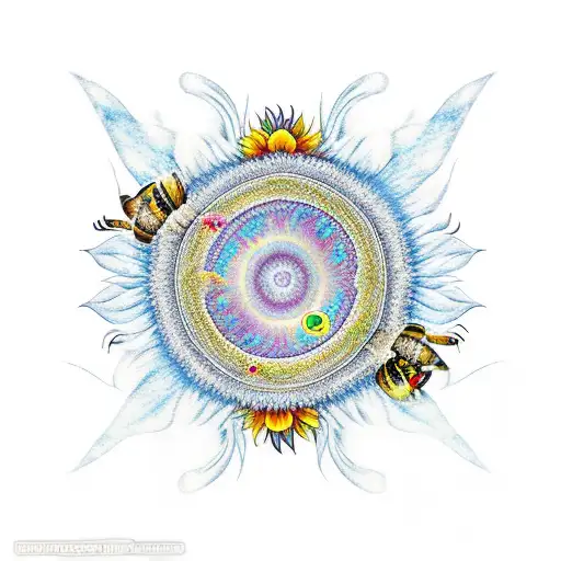 Sleeve With Sunflower Bees Phoenix Boho