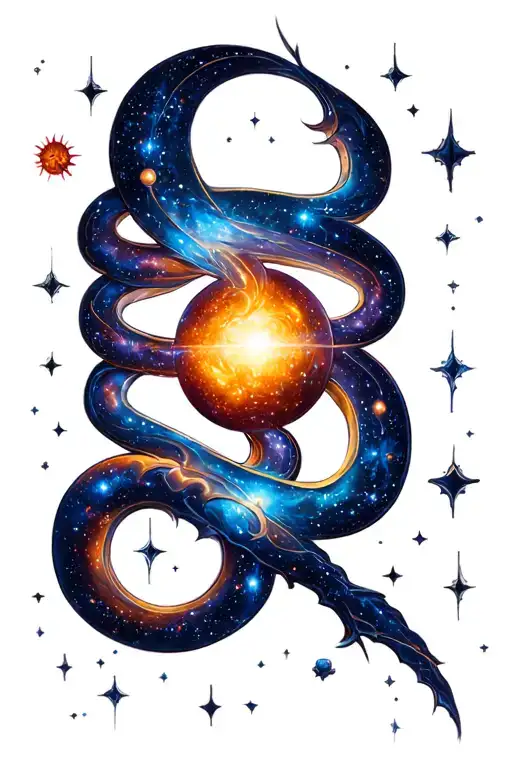 Gemini Symbol In Universe