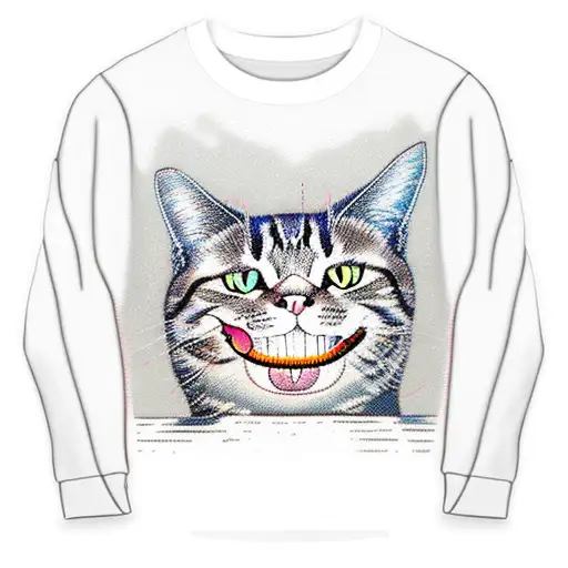 Cat Drinking Wine Wearing A Cozy Sweater